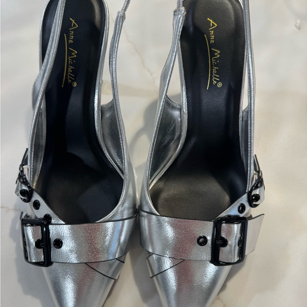 Anne Michelle Women's Slingback Heels